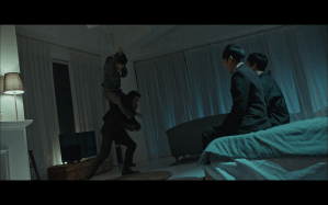 Two grim reapers watch the eponymous Black, a rogue grim reaper, try to save a human